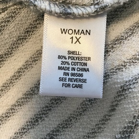 SUNDAY Striped Sweatshirt With Bell Sleeves - Picture 9 of 10